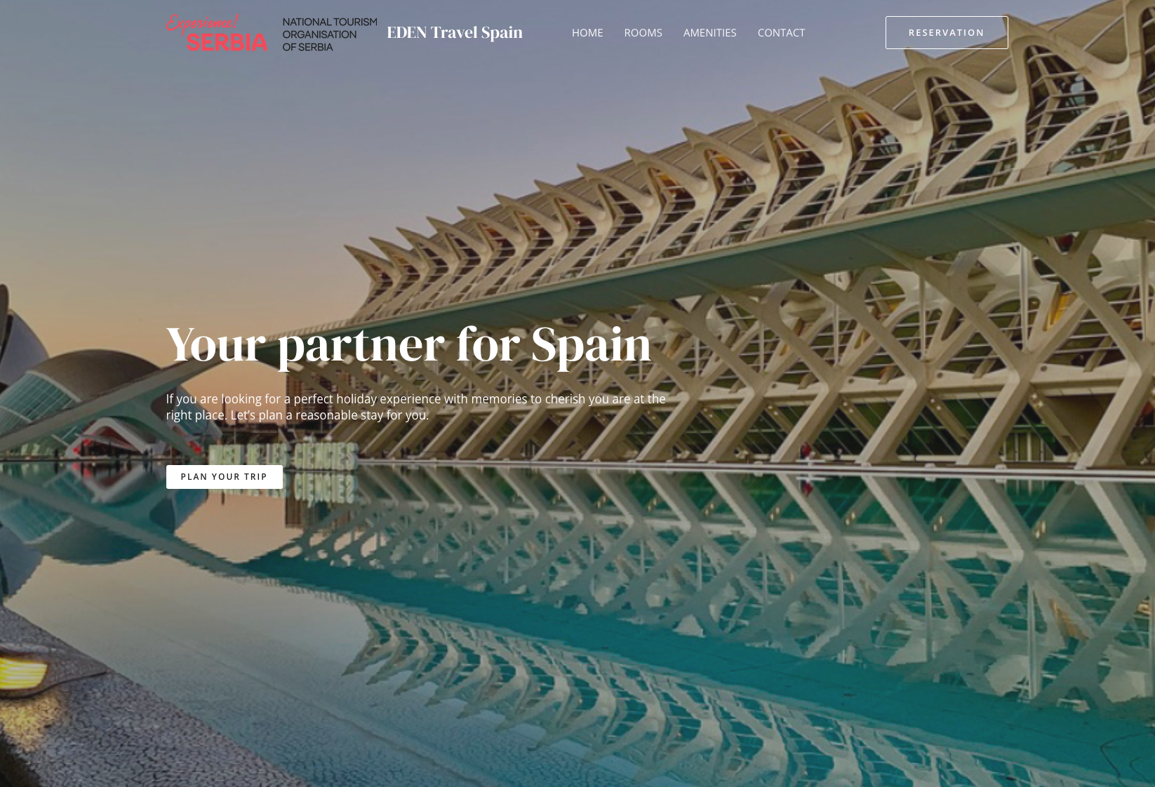 EDEN Travel Spain — WordPress sajt za turističku agenciju